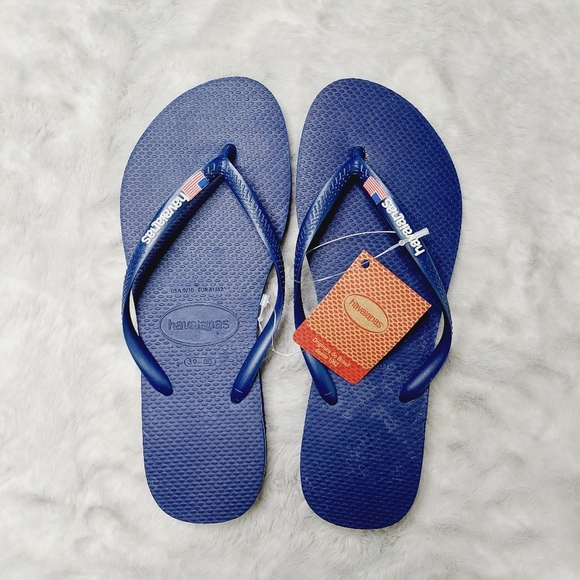 New Bundle of 3 Havaianas /Abound Blue/Camo/Amercan Thong Slip On Sandal S73 - Picture 8 of 11
